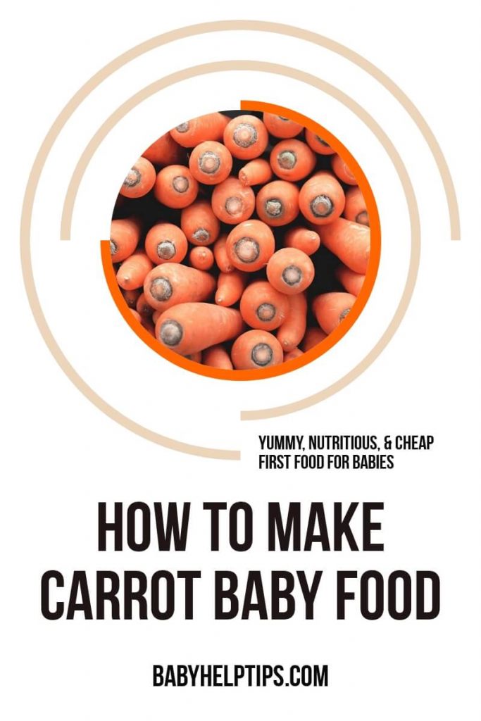 Making your own carrot puree at home is so easy. No more spending on commercial baby foods. You know exactly what you are feeding your baby (carrots and water)! And they taste way better than store-bought versions! 